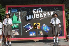 St. Mark's School, Janak Puri - A special assembly was conducted by primary students to celebrate Eid Al Adha : Click to Enlarge