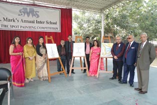 St. Mark's School, Janak Puri - 19th Annual Inter-School On The Spot Painting Competition : Click to Enlarge