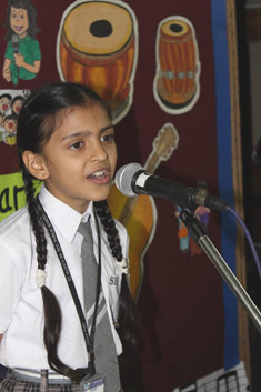 St. Mark's School, Janak Puri - Inter-Section Solo Singing Competition for Classes IV and V : Click to Enlarge