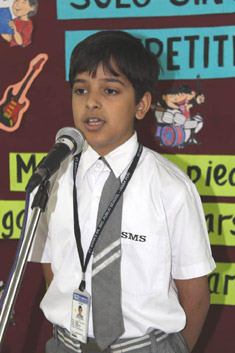 St. Mark's School, Janak Puri - Inter-Section Solo Singing Competition for Classes IV and V : Click to Enlarge