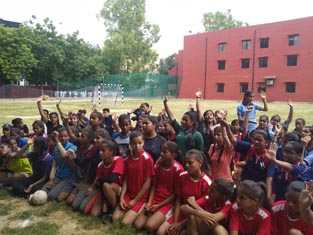 St. Mark's School, Janak Puri - Our school hosted Zonal Handball Tournament for Girls and Boys : Click to Enlarge