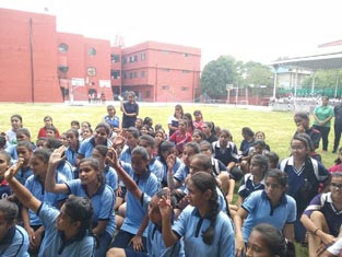 St. Mark's School, Janak Puri - Our school hosted Zonal Handball Tournament for Girls and Boys : Click to Enlarge