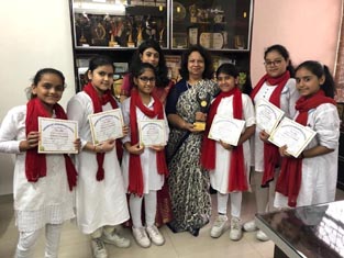 St. Mark's School, Janak Puri - Our students shine at various Inter School competitions : Click to Enlarge