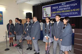 St. Mark's School, Janak Puri - Prize Distribution Ceremony of 19th Annual Inter School Painting Competition : Click to Enlarge