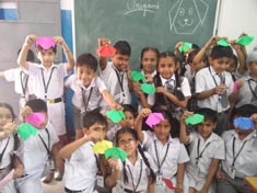 St. Mark's School, Janak Puri - Primary students enjoyed their first Hobby Club Meet of the session : Click to Enlarge