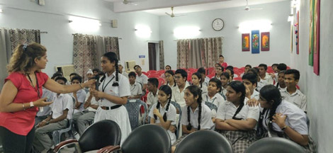 St. Mark's School, Janak Puri - Workshop on Benefits of Yoga and Meditation : Click to Enlarge