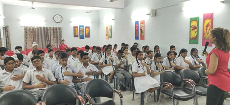 St. Mark's School, Janak Puri - Workshop on Benefits of Yoga and Meditation : Click to Enlarge