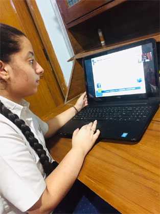 St. Mark's School, Janak Puri - Students of Class X and XI attended a webinar on Stream Selection : Click to Enlarge
