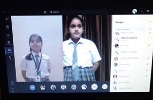 St. Mark's School, Janak Puri - Hindi Poetry Recitation Competition for the students of primary wing was organized : Click to Enlarge