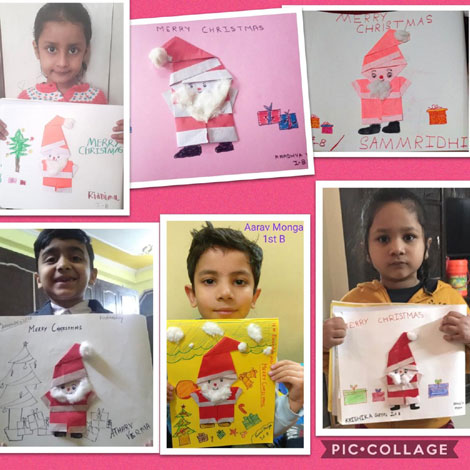 St. Mark's School, Janak Puri - Students of primary wing celeberated Christmas : Click to Enlarge