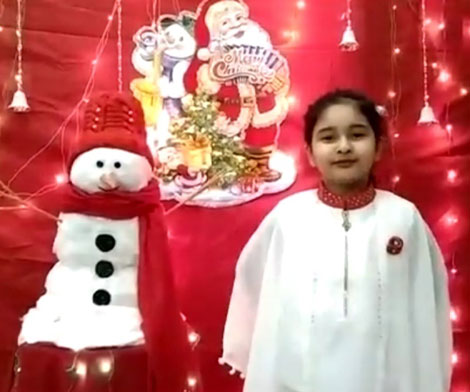St. Mark's School, Janak Puri - Students of primary wing celeberated Christmas : Click to Enlarge