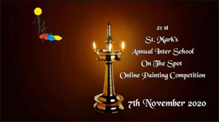St. Mark's School, Janak Puri - 21st Annual Inter School On The Spot Online Painting Competition : Click to Enlarge