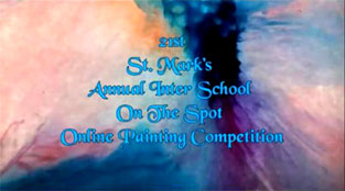 St. Mark's School, Janak Puri - 21st Annual Inter School On The Spot Online Painting Competition : Click to Enlarge