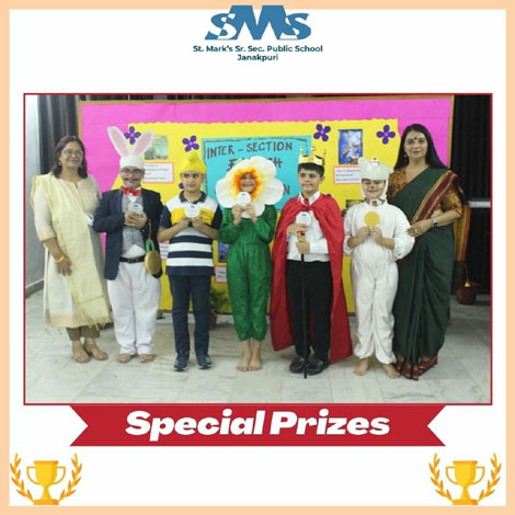 St. Marks Sr. Sec. Public School, Janakpuri - Students of Class IV gave some power-packed performances as they participated in From Page to Stage, an English Play Competition : Click to Enlarge