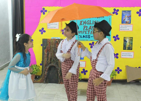 St. Marks Sr. Sec. Public School, Janakpuri - Students of Class IV gave some power-packed performances as they participated in From Page to Stage, an English Play Competition : Click to Enlarge