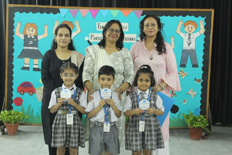 St. Marks Sr. Sec. Public School, Janakpuri - An English Poetry Recitation Competition was organised for the students of Class I : Click to Enlarge