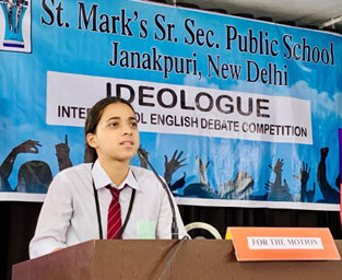 St. Marks Sr. Sec. Public School, Janakpuri - Ideologue 2022 : Click to Enlarge