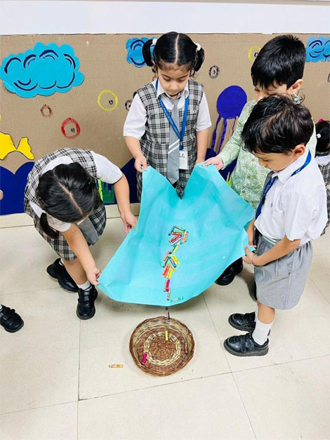 St. Mark's Sr. Sec. Public School, Janak Puri - The students of Pre-Primary Wing celebrated World Laughter Day with utmost joy and fervour - Click to Enlarge