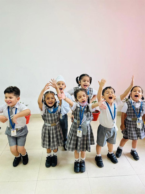 St. Mark's Sr. Sec. Public School, Janak Puri - The students of Pre-Primary Wing celebrated World Laughter Day with utmost joy and fervour - Click to Enlarge