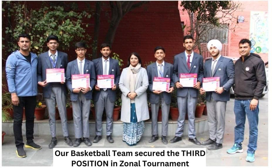 St.Marks Sr Sec Public School Janak Puri - Basketball Team Zonal Tournament : Click to Enlarge