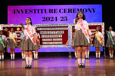SMS, Girls School - Investiture Ceremony for the session 2024-25 : Click to Enlarge