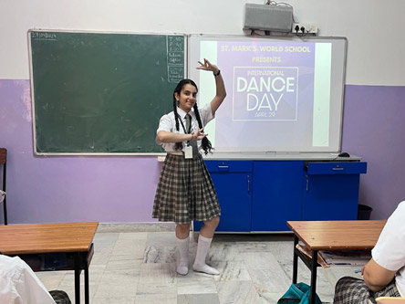 St.Marks World School Meera Bagh - International Dance Day Celebrations : Click to Enlarge