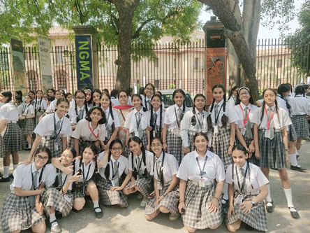 St.Marks World School Meera Bagh - Class X visit to National Gallery of Modern Art : Click to Enlarge
