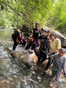 St.Marks World School Meera Bagh - Rocksport River Trekking : Click to Enlarge