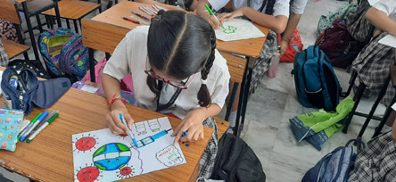 St.Marks World School Meera Bagh: Immunization Week Activity 2024-25 for Class IX : Click to Enlarge