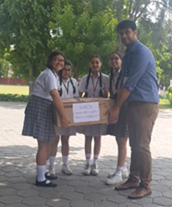 SMS Girls School, Meera Bagh - Book Donation Drive : Click to Enlarge
