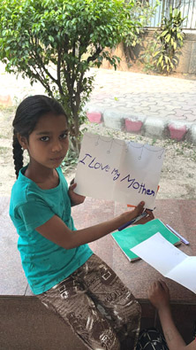 St.Marks World School Meera Bagh - Udaan: Mothers Day Activity : Click to Enlarge