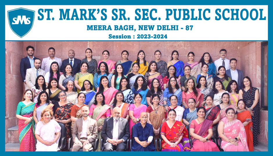 Secondary Staff Members : St. Mark's Sr. Sec. Public School, Meera Bagh, Delhi