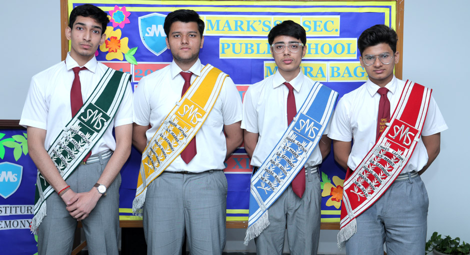St. Mark’s Meera Bagh - Investiture Ceremony - House Captains 2024-25 : Click to Enlarge