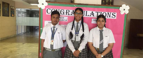 St. Mark's Sr. Sec. School, Meera Bagh - Class X Toppers (2017-2018) : Click to Enlarge