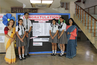 St. Mark's Sr. Sec. School, Meera Bagh - Class X Toppers (2018-2019) - First and Second Toppers : Click to Enlarge