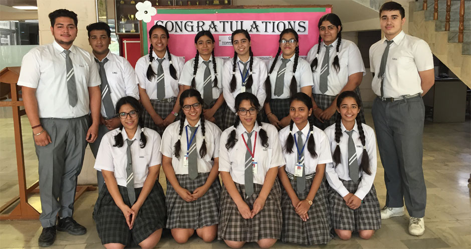 St. Mark's Sr. Sec. School, Meera Bagh - Class XII Toppers (2017-2018) : Click to Enlarge