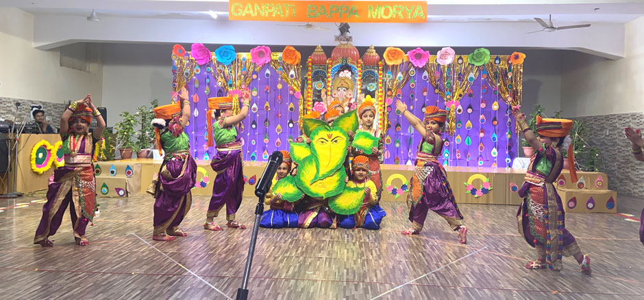 SMS, Meera Bagh - Ganesh Chaturthi Celebrations : Class 6 : Click to Enlarge