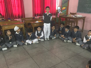 St. Mark's School, Meera Bagh - Circle Time Activity for Classes I and II : Click to Enlarge