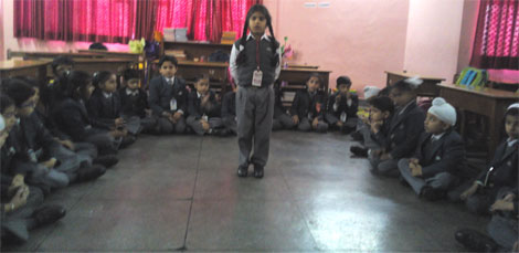 St. Mark's School, Meera Bagh - Circle Time : good and bad touch : Click to Enlarge