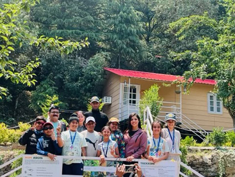 St Marks Sr Sec Public School Meera Bagh - A group of 48 students accompanied by 5 teachers went for an adventure camp from 12 to 15 May 2024 to Aamod, Shoghinear Shimla : Click to Enlarge