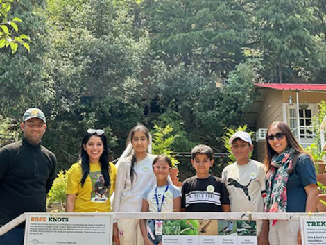 St Marks Sr Sec Public School Meera Bagh - A group of 48 students accompanied by 5 teachers went for an adventure camp from 12 to 15 May 2024 to Aamod, Shoghinear Shimla : Click to Enlarge