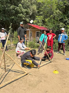 St Marks Sr Sec Public School Meera Bagh - A group of 48 students accompanied by 5 teachers went for an adventure camp from 12 to 15 May 2024 to Aamod, Shoghinear Shimla : Click to Enlarge