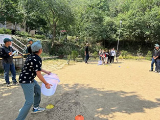 St Marks Sr Sec Public School Meera Bagh - A group of 48 students accompanied by 5 teachers went for an adventure camp from 12 to 15 May 2024 to Aamod, Shoghinear Shimla : Click to Enlarge