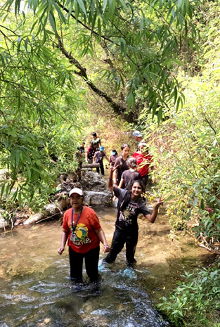 St Marks Sr Sec Public School Meera Bagh - A group of students from Class 7 along with the teacher in charges went for the Rocksport Mussoorie Adventure Camp : Click to Enlarge