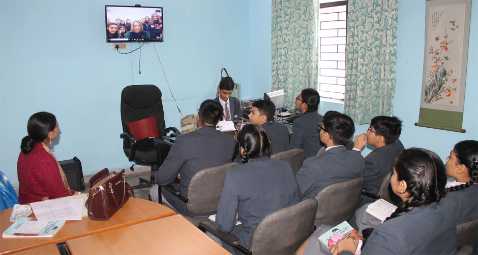 St. Mark's School, Meera Bagh - Skype Session GVC1910_2019 : Click to Enlarge
