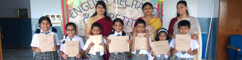 St. Mark's School, Meera Bagh - English Recitation Competition for Class III : Click to Enlarge