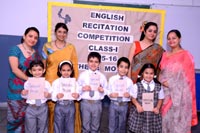 SMS Sr., Meera Bagh - English Recitation Competition for Class I : Click to Enlarge