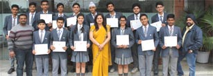 SMS Sr., Meera Bagh - Zonal Orchestra Competition : Click to Enlarge