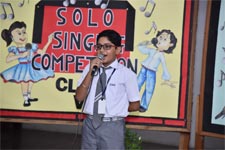 St. Mark’s Sr. Sec. Public School, Meera Bagh - Inter Class Solo Singing Competition for Class VI : Click to Enlarge