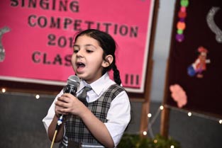 St. Mark’s Sr. Sec. Public School, Meera Bagh - Solo Singing Competition for Classes II and III : Click to Enlarge
